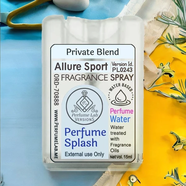 Allure Sport Perfume Splash Pocket Spray - Version Id. PL0243