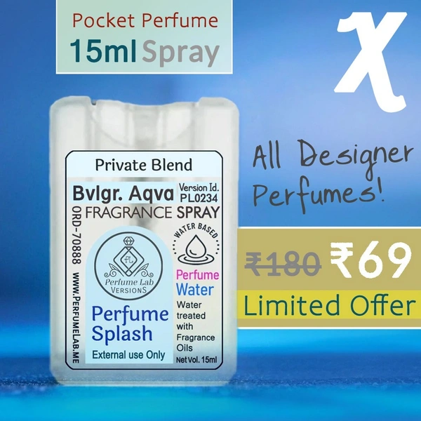 Aqva Perfume Splash Pocket Spray - Version Id. PL0234