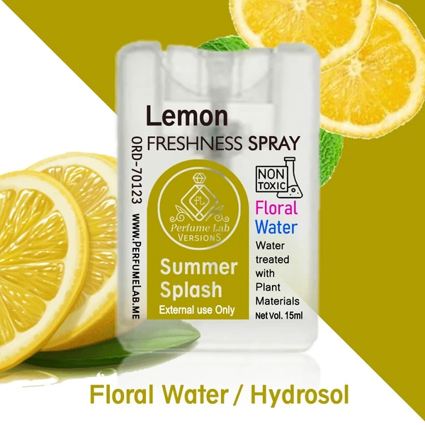 Lemon Peel Hydrosol Summer Splash