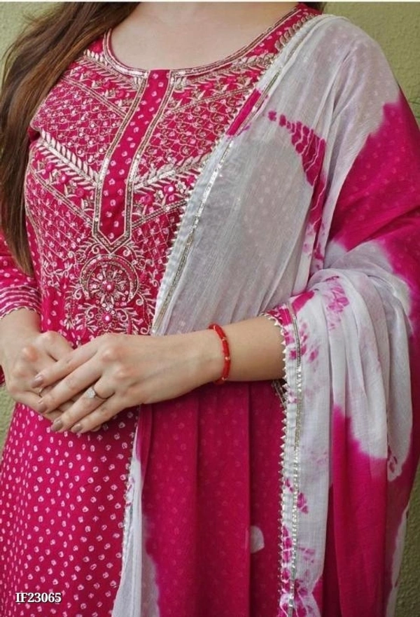 Beautiful Kurti Pant With Dupatta - L