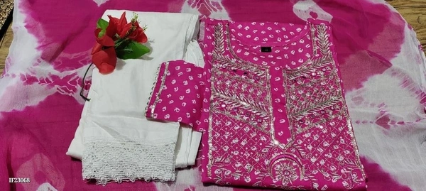 Beautiful Kurti Pant With Dupatta - L