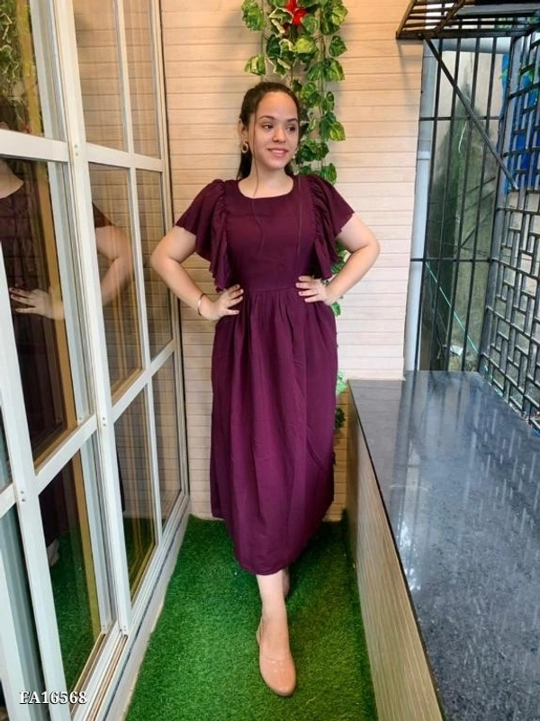 New Arrival One Piece  - Maroon, Free