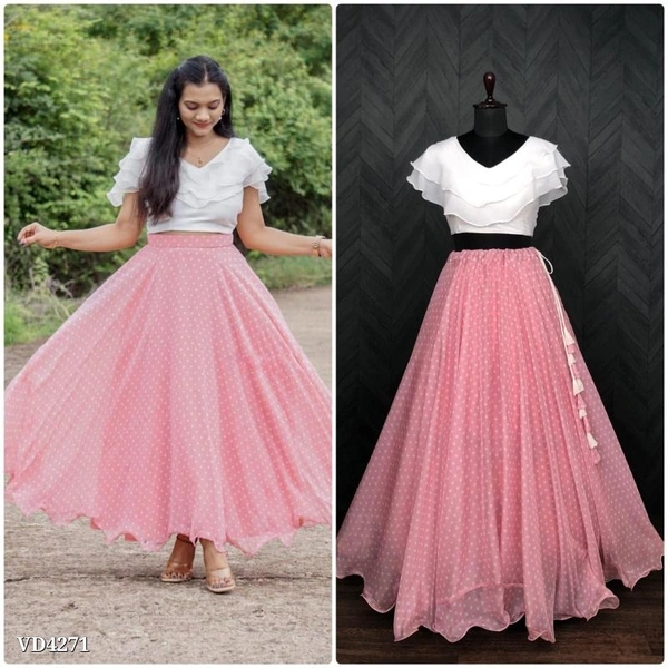 Organza Lahenga - Pink, Free