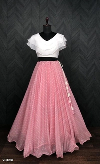 Organza Lahenga - Pink, Free