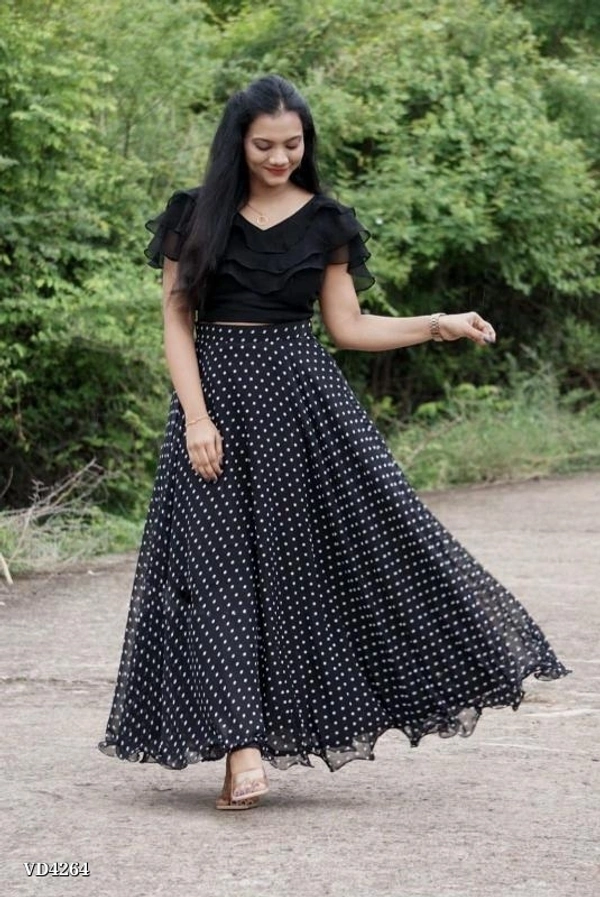 Organza Lahenga - Black, Free