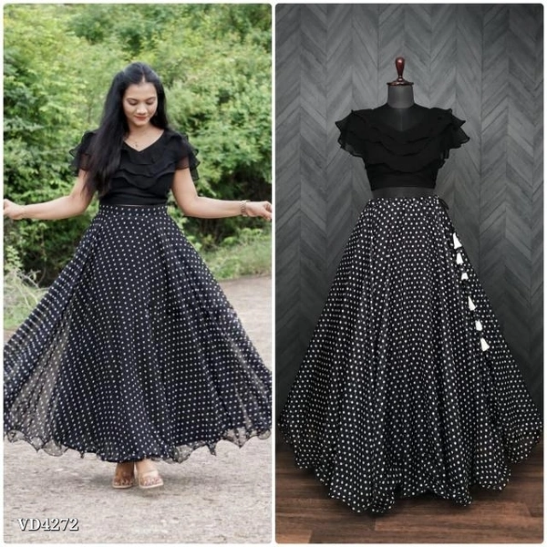 Organza Lahenga - Black, Free