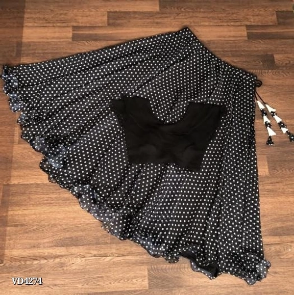 Organza Lahenga - Black, Free
