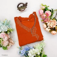 Diamond Cut Kurti* - XXL, Orange
