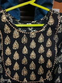 Cotton Block Print Kurti Set - XXL