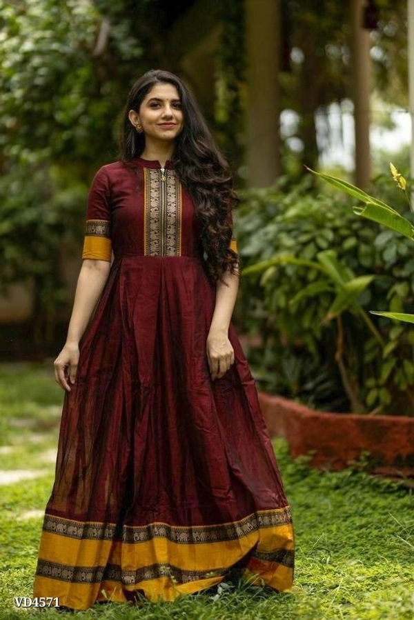 New ARRIVAL Ready To Wear Gown* - Free, Maroon