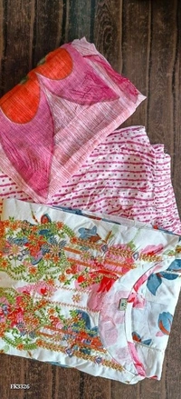 Reyon fabric fine quality kurti neck heavy embroidery work nd gotta work with Dupptta and pent - XXL