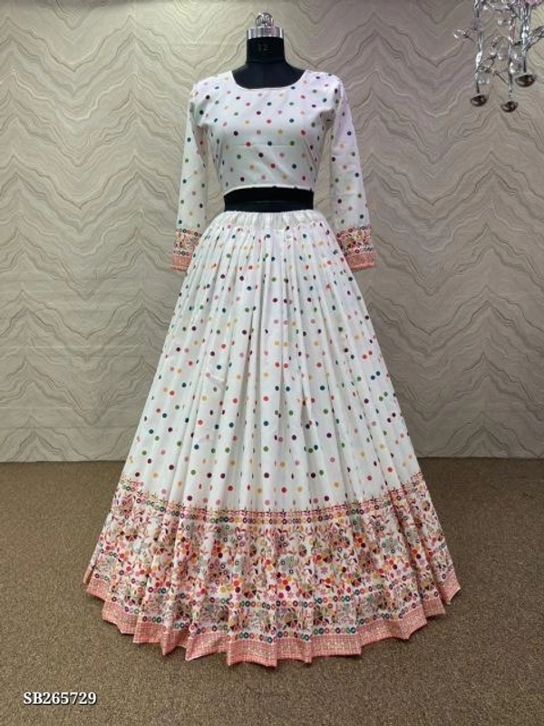 Stylish Designer Digital Printed Work Lehenga Choli With Dupatta* - Free