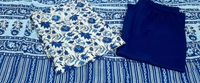 Beautiful Heavy Reyon Anarkali Kurti With Pant Mal Mal Dupatta - L
