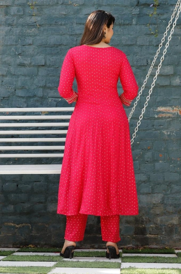 Reyon fabric fine quality kurti neck heavy embroidery sequence work And Jari work  - M