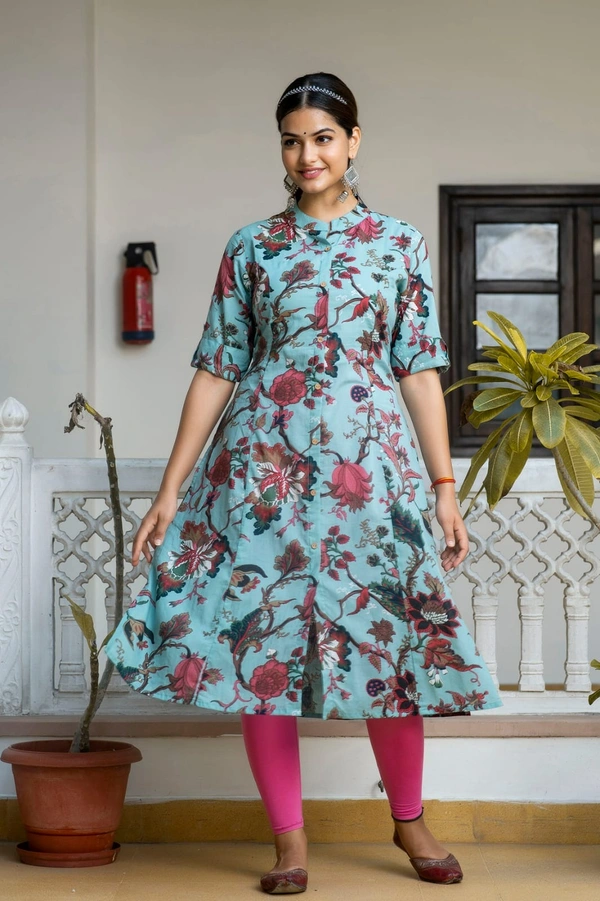 Priencess Cut Aline Kurta - M