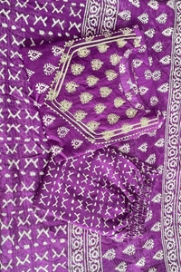 Lomg Flair Kurti With Pant* - Purple, XXL