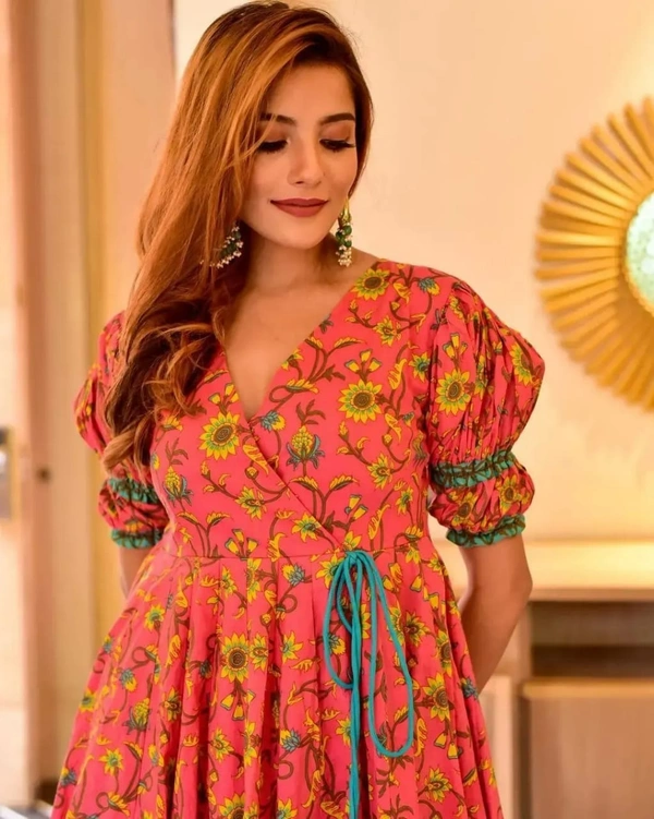 Beautiful Heavy Reyon Anarkali Gown* - XL