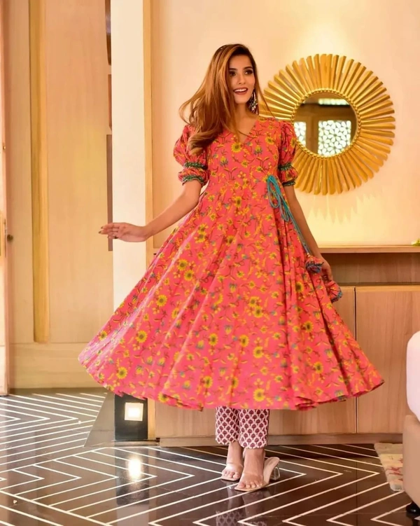Beautiful Heavy Reyon Anarkali Gown* - XL