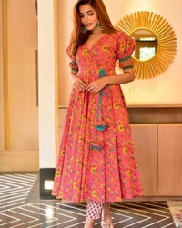 Beautiful Heavy Reyon Anarkali Gown* - XL