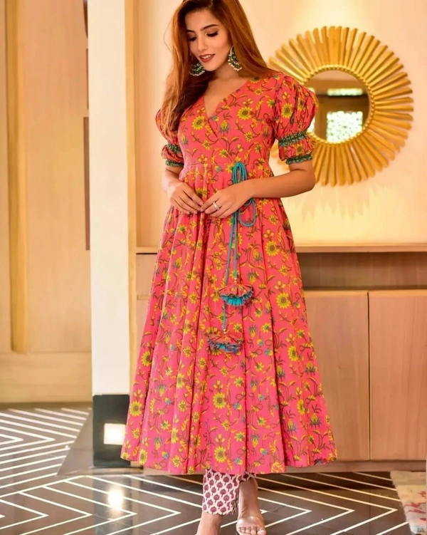 Beautiful Heavy Reyon Anarkali Gown* - XL