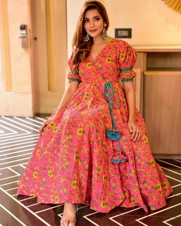 Beautiful Heavy Reyon Anarkali Gown* - XL