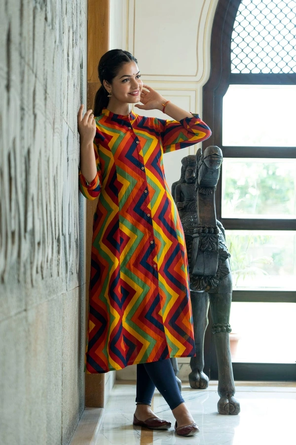 Priencess Cut Aline Kurta - M
