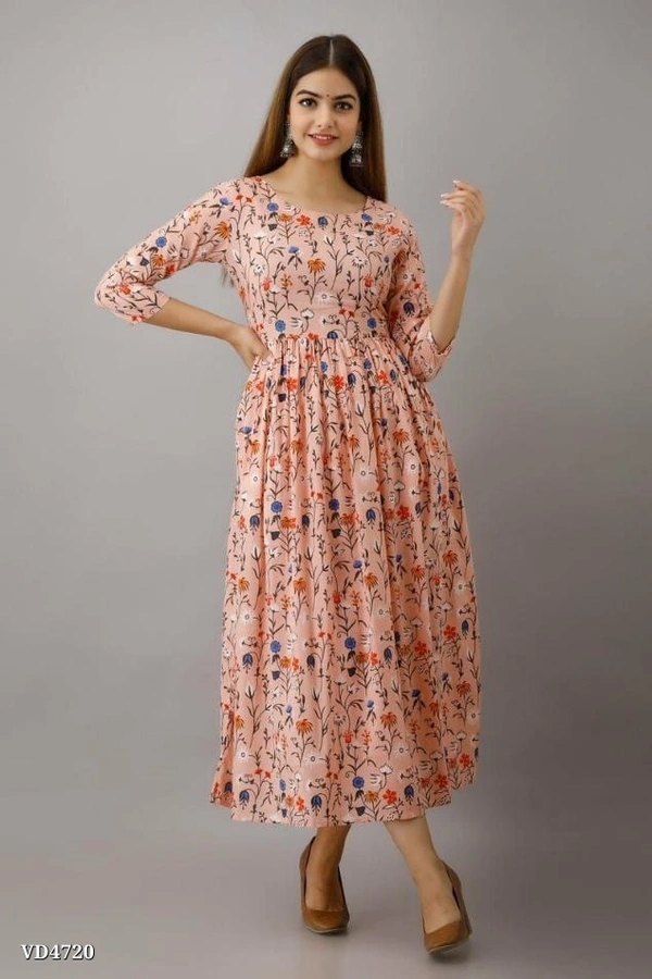 Beautiful Rayon Gown - L