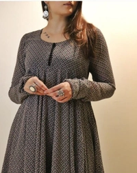 👗👗 NEW LAUNCH👗👗  BEAUTIFUL HEAVY Reyon ANARKALI KURTI WITH PANT MAL MAL DUPATTA - XXL