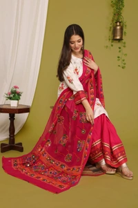 Simple  look kurti Skirt with dupatta - XXL