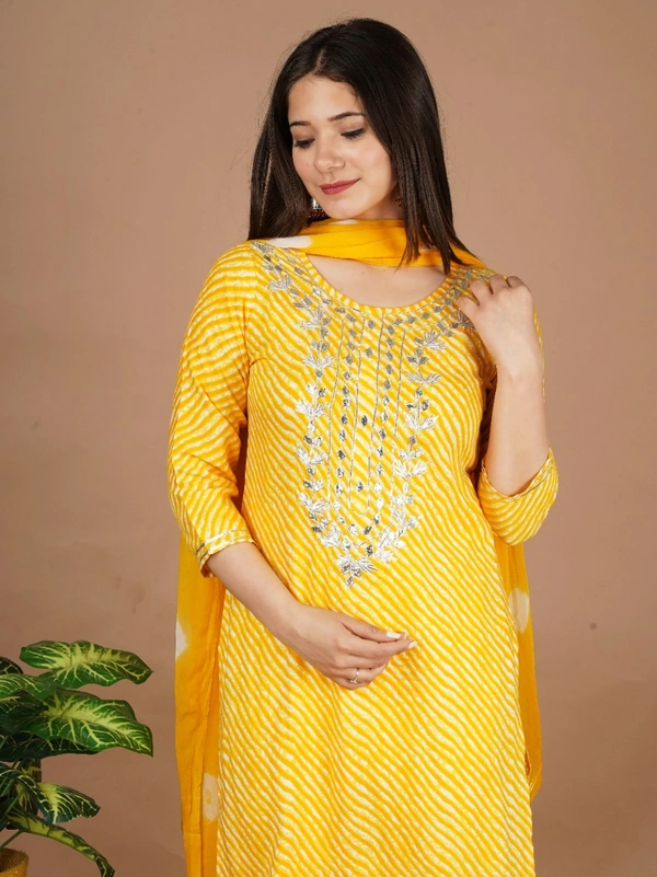 👗Evergreen all day in our new LEHERIYA Suit set. - XL, Yellow