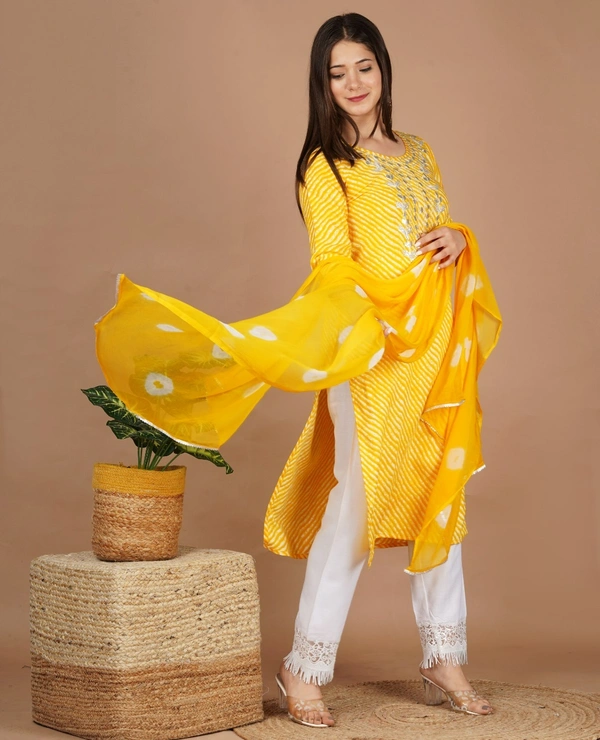 👗Evergreen all day in our new LEHERIYA Suit set. - XL, Yellow