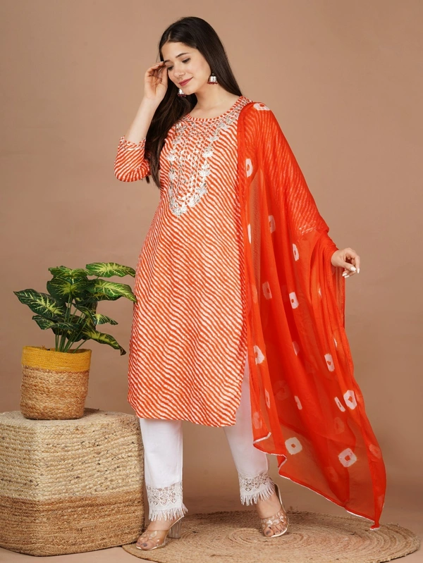 👗Evergreen all day in our new LEHERIYA Suit set. - XL, Orange