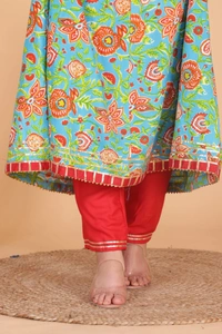 🌸Anarkali Gown with pent with Dupptta 🌸  - M