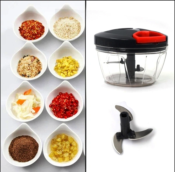 0080V ATM BLUE 450 ML CHOPPER WIDELY USED IN ALL TYPES OF HOUSEHOLD KITCHEN PURPOSES FOR CHOPPING AND CUTTING OF VARIOUS KINDS OF FRUITS AND VEGETABLES ETC.