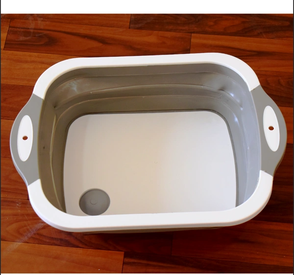 0098A COLLAPSIBLE CUTTING BOARD WITH DISH TUB BASKET