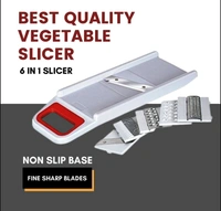 0141B 6IN1 SLICER MULTI PURPOSE VEGETABLE SLICER GRATER FOR KITCHEN USE
