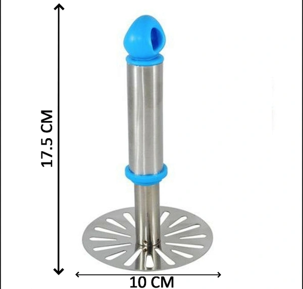 0586A STAINLESS STEEL POTATO MASHER, PAUBHAJI MASHER
