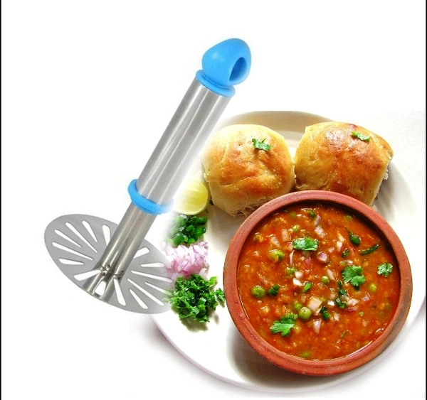 0586A STAINLESS STEEL POTATO MASHER, PAUBHAJI MASHER