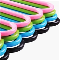 0587 5 IN 1 MULTIPURPOSE PLASTIC HANGER, ASSORTED (5-LAYER)
