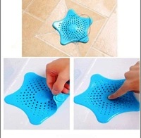 0829 SILICONE STAR SHAPED SINK FILTER BATHROOM HAIR CATCHER DRAIN STRAINERS FOR BASIN