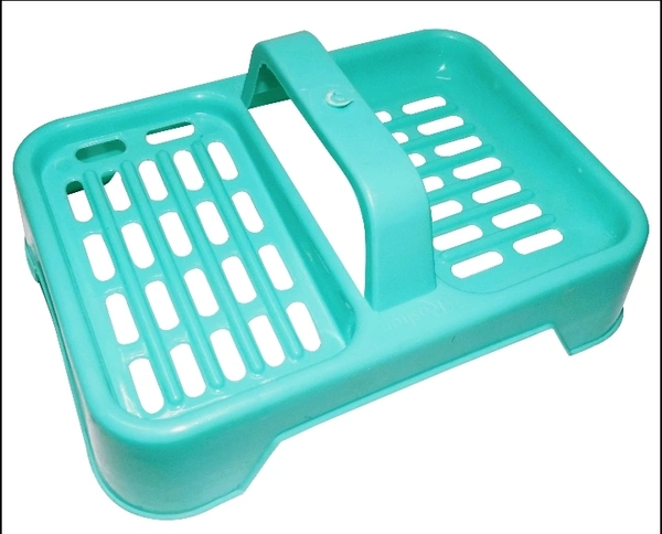 1127 2 IN 1 SOAP KEEPING PLASTIC CASE FOR BATHROOM USE
