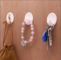1544 SELF ADHESIVE PLASTIC WALL HOOK SET FOR HOME KITCHEN AND OTHER PLACES (PACK OF 9)