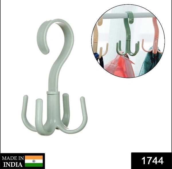 1744 360 D ROT 4 CLAWS HOOK USED IN HANGING AND SUPPORTING VARIOUS TYPES OF STUFFS AND ITEMS ETC