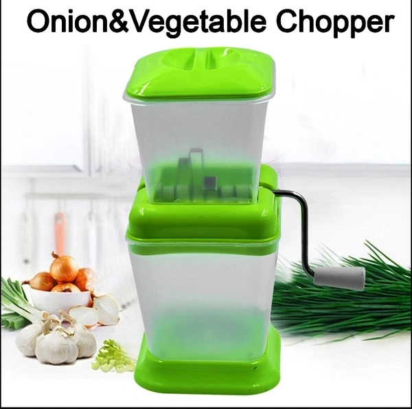 2003 SMALL ONION CHOPPER & VEGETABLE CHOPPER QUICK CUTTER WITH ROTATING BLADE