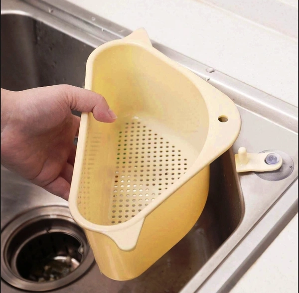 2119 TRIANGULAR MULTI FUNCTIONAL DRAINER SHELF SINK STORAGE HOLDER