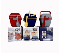 2144 AIRTIGHT LUNCH BOX WITH HANDLE & PUSH LOCK, BENTO LUNCH BOX