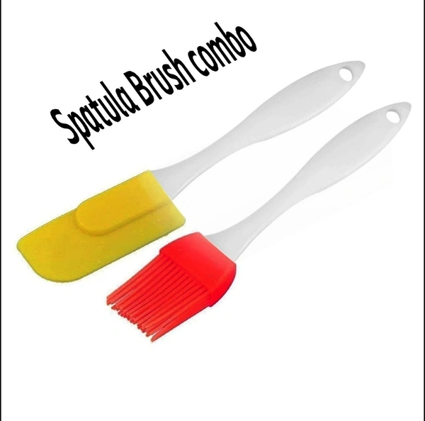2170 SPATULA AND PASTRY BRUSH FOR CAKE DECORATION