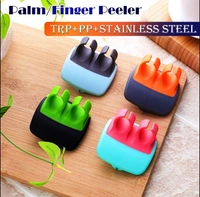 2262 HAND PALM PEELER FRUIT HAND VEGETABLE PEELER POTATO WITH RUBBER FINGER GRIP KITCHEN COOKING TOOL CUCUMBER