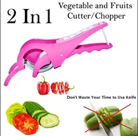 2553 2-IN-1 VEGETABLE AND FRUITS CUTTER/CHOPPER
