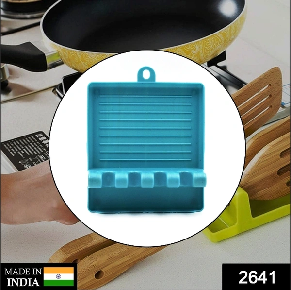 2641 MULTI-FUNCTIONAL SPATULA HOLDER/REST FOR KITCHEN UTENSILS
